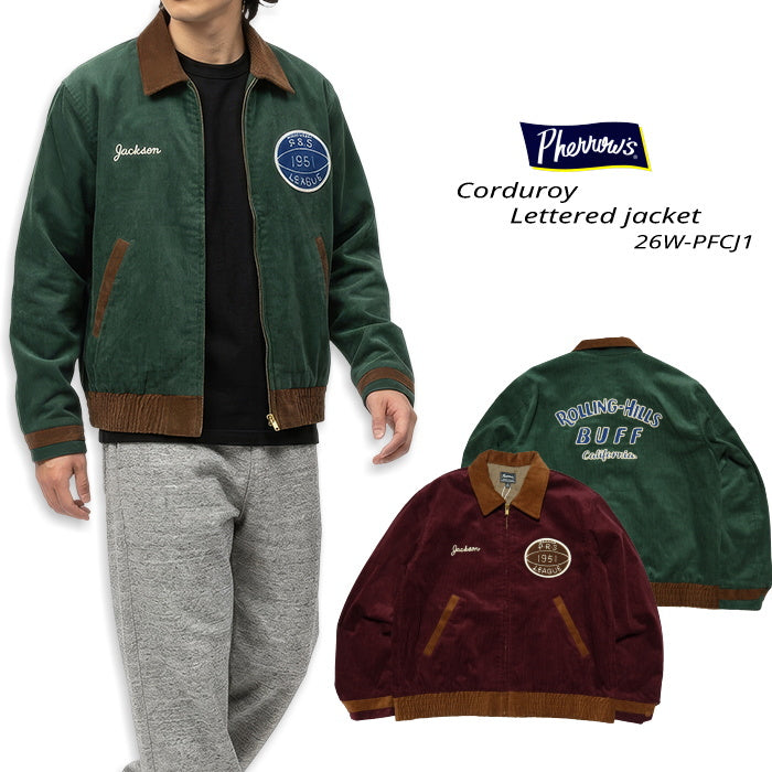 Pherrow's Corduroy Jacket 26W-PFCJ1 Men's Autumn/Winter