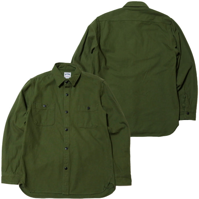 HOUSTON Solid Viyella Shirt, Plain, 41141, Work Shirt, Long Sleeve, Men's