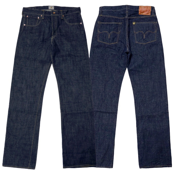 Pherrow's 421P Original Indigo Denim Straight Jeans Selvedge One Wash Made in Japan