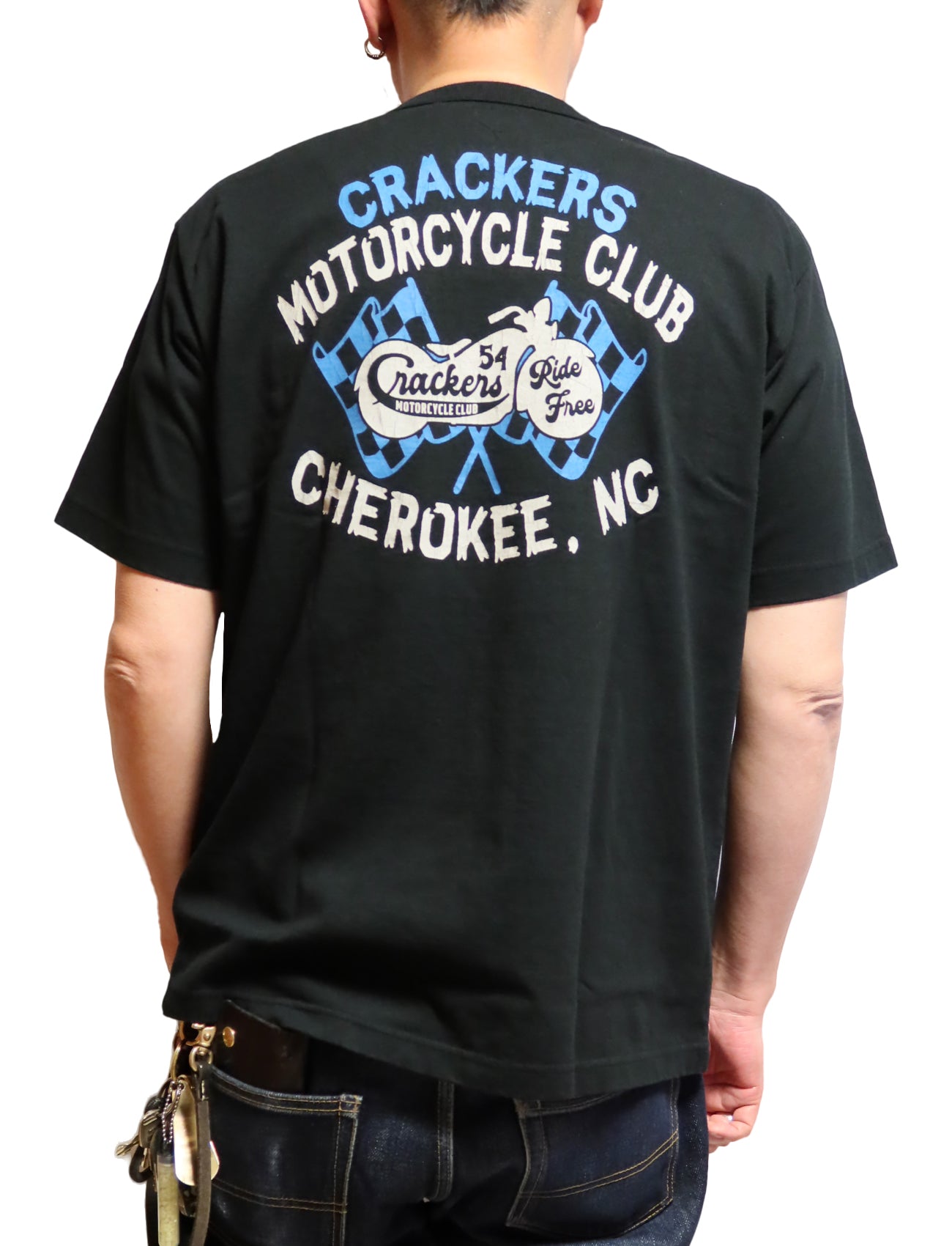 GUNZ CRACKERS MC Pocket T-Shirt, Short Sleeve, Men's, 444G083, Black