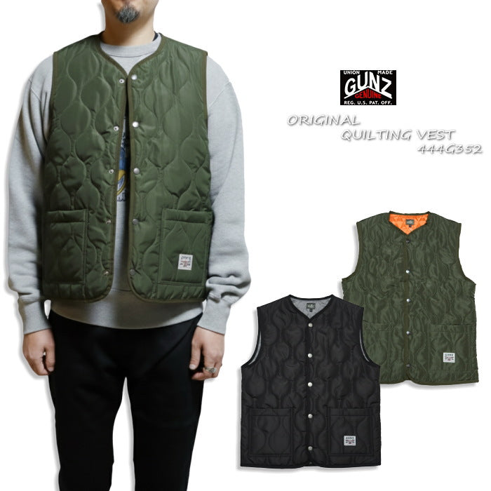 GUNZ(ガンズ) オリジナルキルティングベスト キルト 444G352 メンズ アメカジ カジュアル