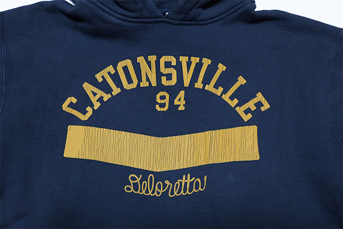 GUNZ ガンズ スウェットパーカー ヘビーウエイト 裏起毛 日本製 CATONVILLE Pt. メンズ ネイビー 445G424