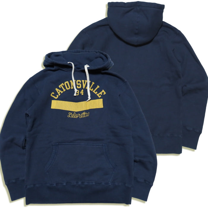 GUNZ ガンズ スウェットパーカー ヘビーウエイト 裏起毛 日本製 CATONVILLE Pt. メンズ ネイビー 445G424