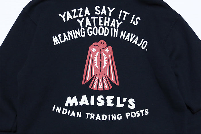 GUNZ ガンズ スウェットコサックジャケット 裏起毛 日本製 スウェットカーディガン メンズ ブラック 445G425