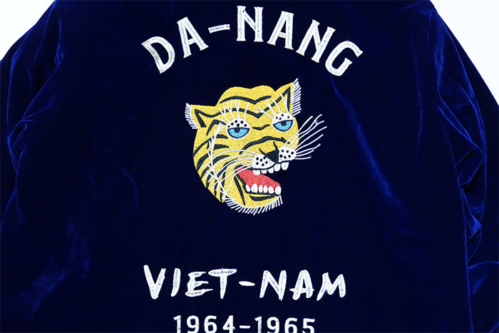 HOUSTON Houston Velvet Vietnam Jacket TIGER Vietjan 51381 Navy Men's