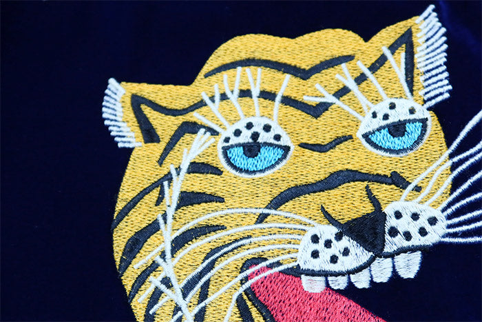 HOUSTON Houston Velvet Vietnam Jacket TIGER Vietjan 51381 Navy Men's