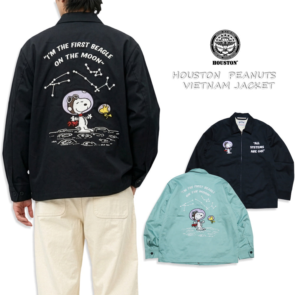 HOUSTON PEANUTS Vietnam Jacket Souvenir Jacket Snoopy Astronaut Collaboration 51608