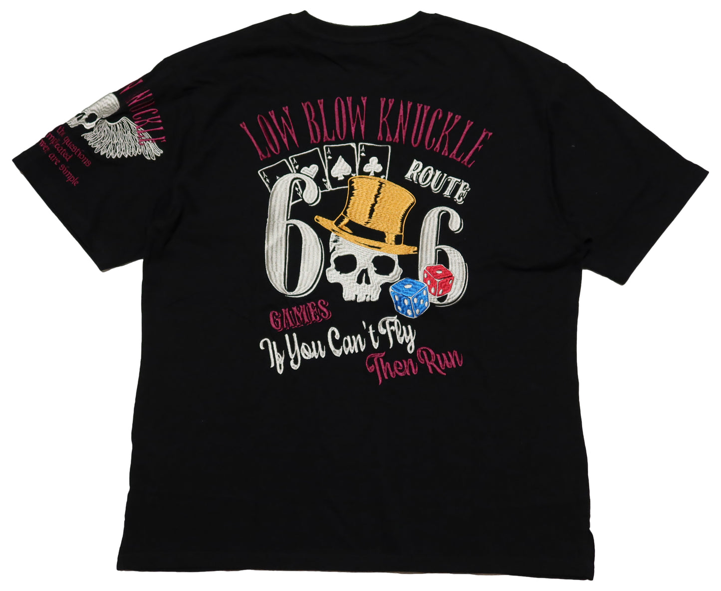 LOW BLOW KNUCKLE ローブローナックル Tシャツ "Route66" 半袖 554364