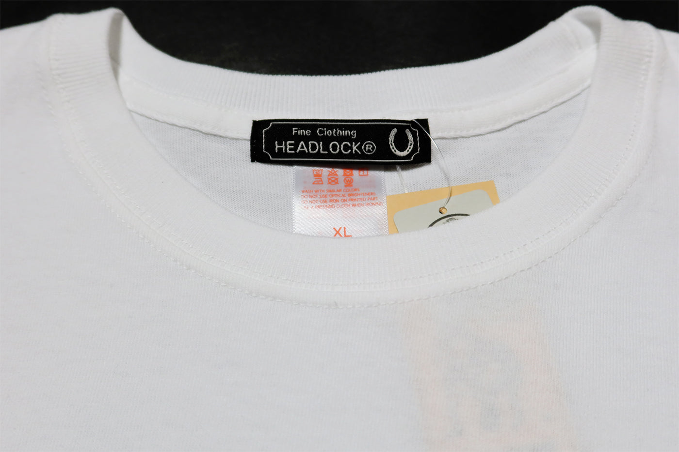 HEAD LOCK Original Long T-shirt Headlock Logo HLLT-010 Men's Long Sleeve White