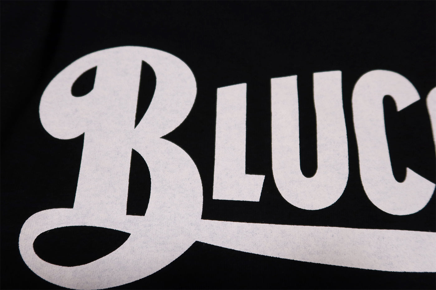 BLUCO T-shirt OLD LOGO logo print men's short sleeve black 143-22-002