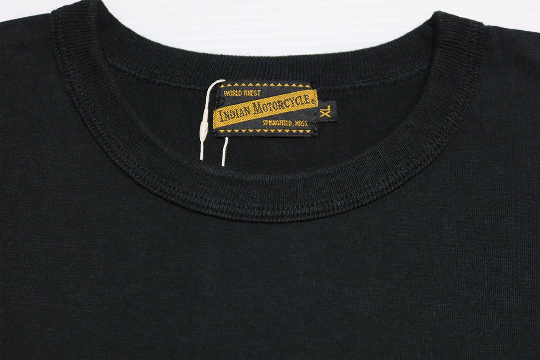 IndianMotorcycle T-shirt JASON'S SHOP Black Short Sleeve IM79361
