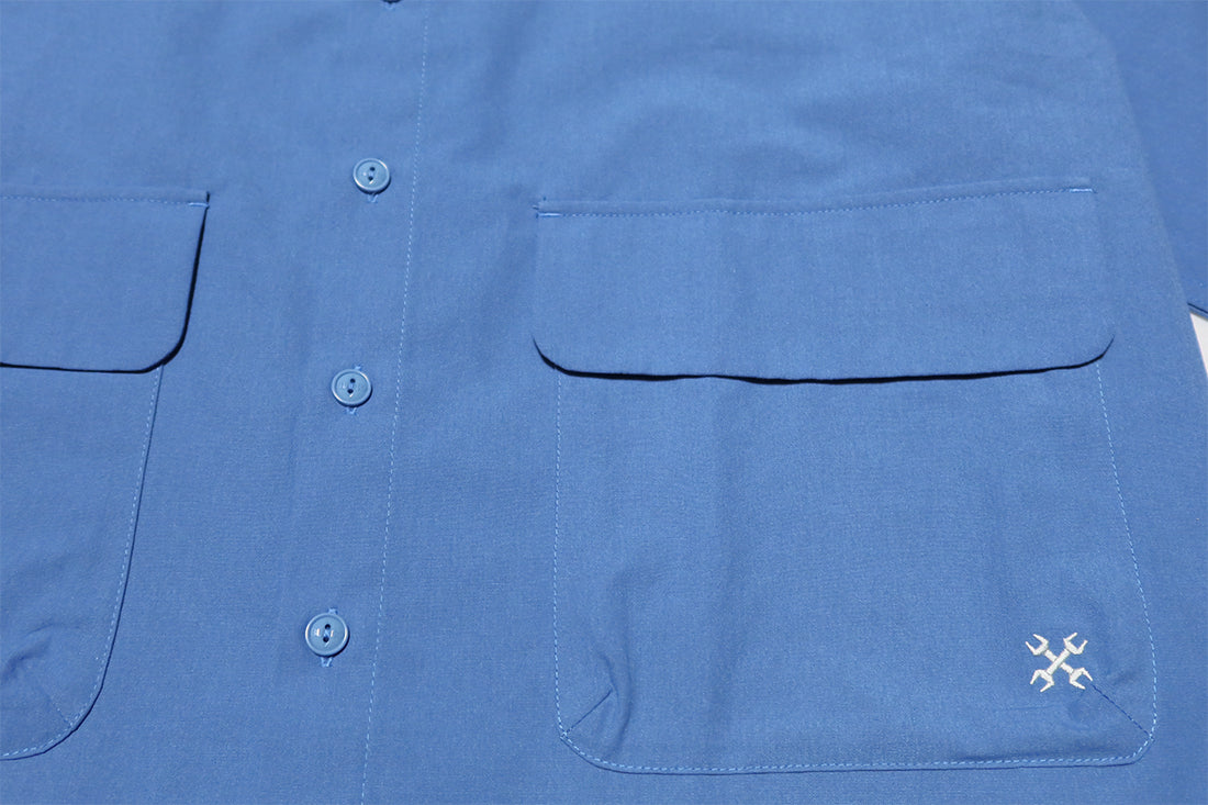 BLUCO Big Pocket Work Shirt, Short Sleeve, Big Silhouette, 143-21-002
