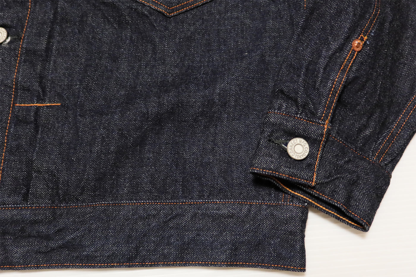 Pherrow's Denim Jacket 510SW 13.5oz. Men's Denim Blouse Jeans Made in Japan