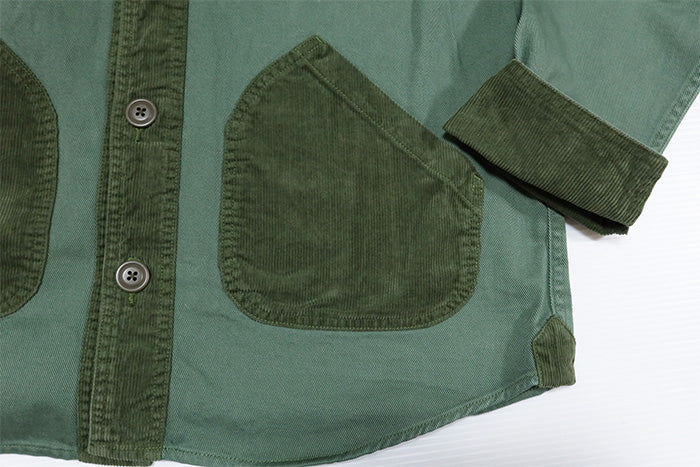 BARNS OUTFITTERS Baseball Cardigan, No Collar Jacket, BR-24342, Olive