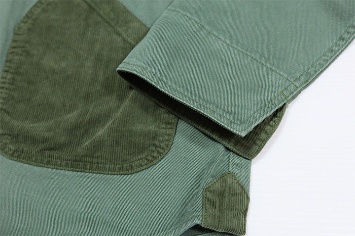 BARNS OUTFITTERS Baseball Cardigan, No Collar Jacket, BR-24342, Olive
