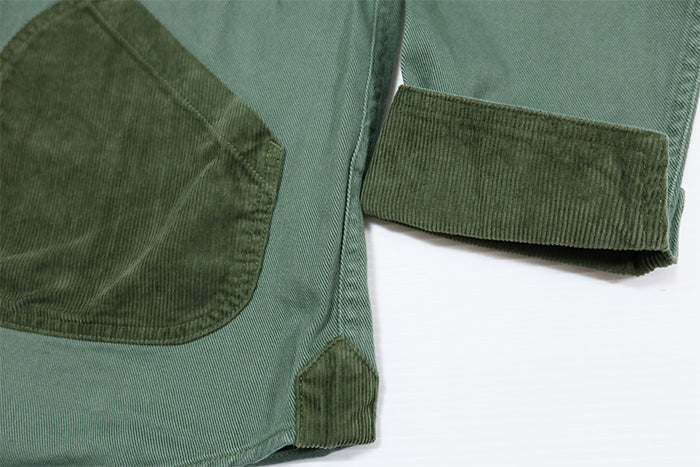 BARNS OUTFITTERS Baseball Cardigan, No Collar Jacket, BR-24342, Olive