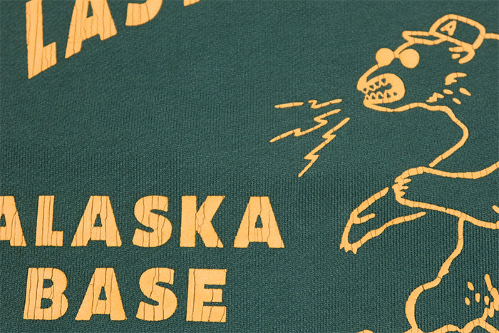 BARNS OUTFITTERS バーンズアウトフィッターズ スウェットシャツ スーパーヘビーウェイト "ALASKA BASE" BR-25101