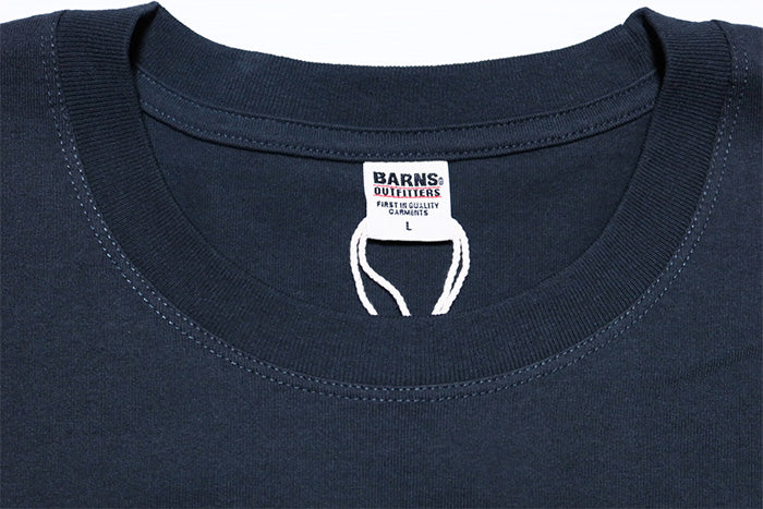 BARNS OUTFITTERS バーンズアウトフィッターズ 長袖Tシャツ"SAVE THE RED LIST" サメ シャーク BR-25422 チャコール