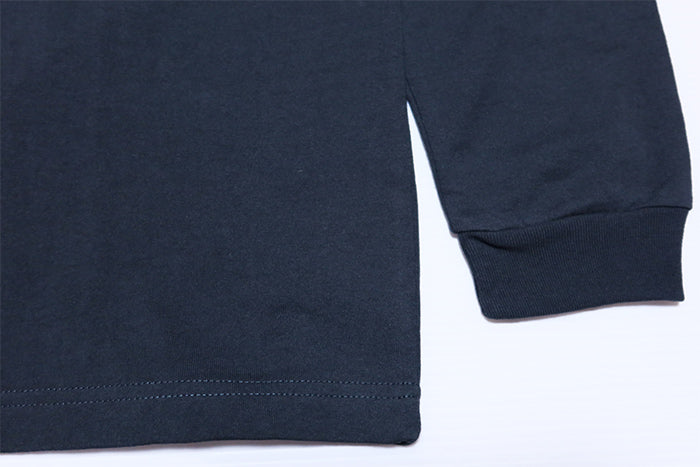 BARNS OUTFITTERS バーンズアウトフィッターズ 長袖Tシャツ"SAVE THE RED LIST" サメ シャーク BR-25422 チャコール