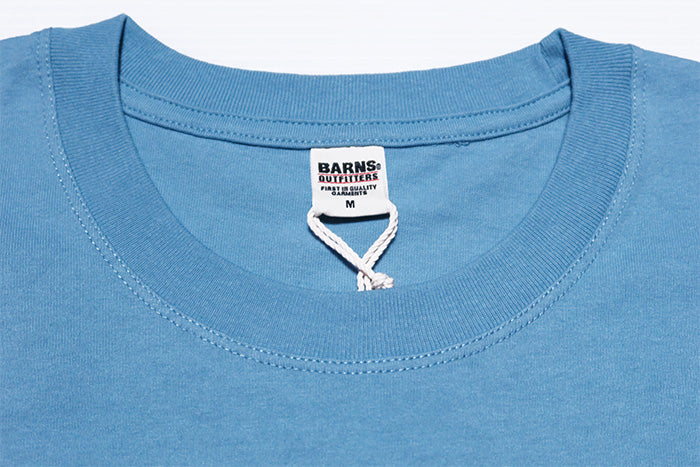 BARNS OUTFITTERS バーンズアウトフィッターズ 長袖Tシャツ Keep On Flying BR-25423 Fブルー ロングTシャツ