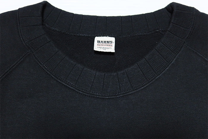 BARNS OUTFITTERS バーンズアウトフィッターズ クルーネックスウェットシャツ ラグラン袖 Azuma Drop Needle Ribbed 日本製 BR-25437
