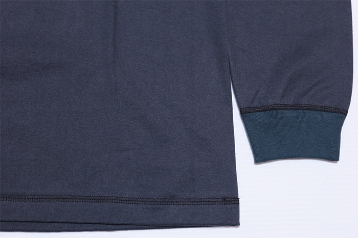 BARNS OUTFITTERS バーンズアウトフィッターズ COZUN 両Vガゼット長袖Tシャツ 富士,龍 日本製 BR-26108