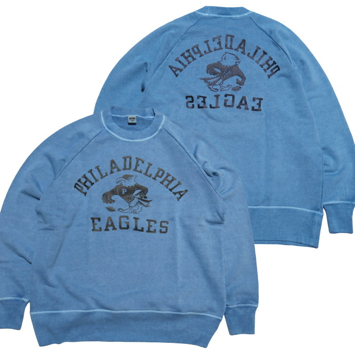 BARNS OUTFITTERS "PHILADELPHIA EAGLES" Raglan Sweatshirt, Made in Japan, BR-26116