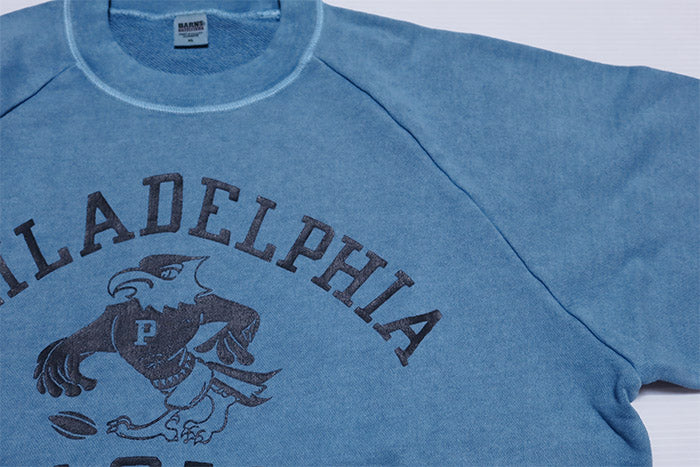 BARNS OUTFITTERS "PHILADELPHIA EAGLES" Raglan Sweatshirt, Made in Japan, BR-26116