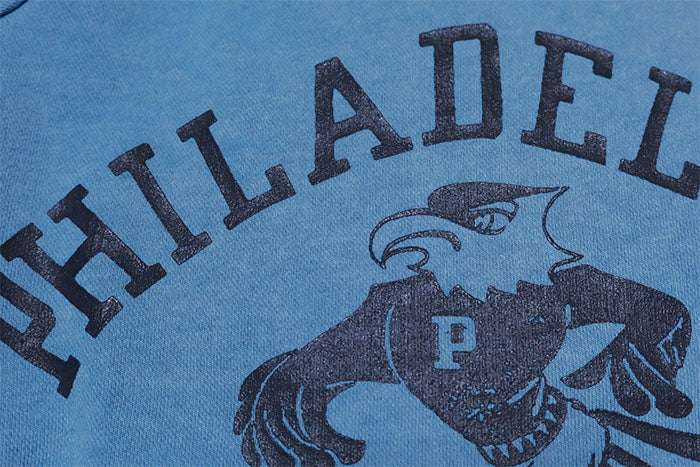 BARNS OUTFITTERS "PHILADELPHIA EAGLES" Raglan Sweatshirt, Made in Japan, BR-26116