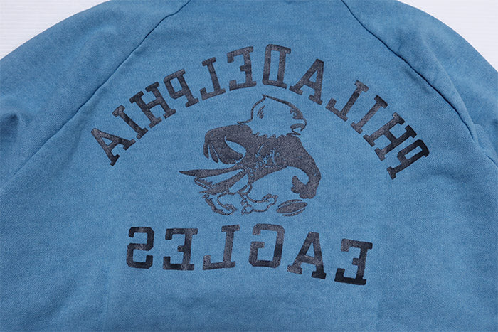BARNS OUTFITTERS "PHILADELPHIA EAGLES" Raglan Sweatshirt, Made in Japan, BR-26116