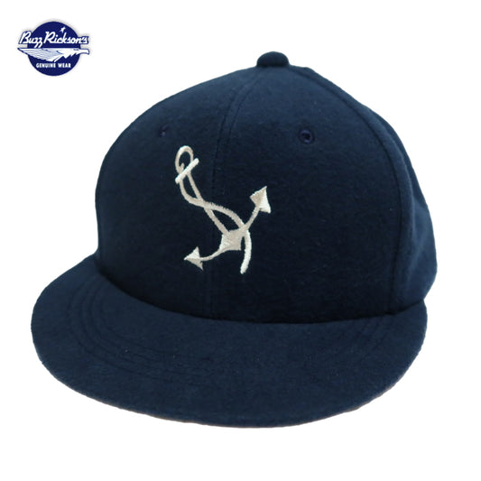 BUZZ RICKSON'S GRATELAKES Baseball Cap Navy Made in Japan BR02789