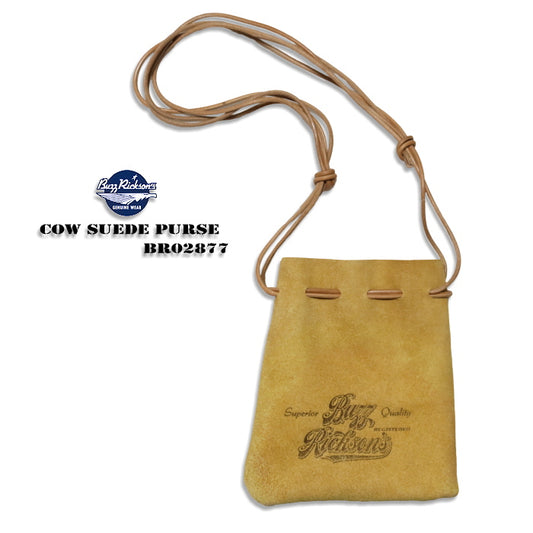 Buzz Rickson's バズリクソンズ レザーパース 巾着 バッグ COW SUEDE PURSE 小物入れ BR02877