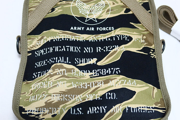 Buzz Rickson's バズリクソンズ タイガーカモフラージュバッグ SUIT-PNEUMATIC ANTI-G TYPE G-3A 日本製 小物入れ 2WAY BR02878