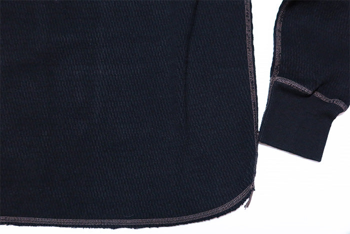 Buzz Rickson's Thermal Henley Neck Long Sleeve T-Shirt Men's Made in Japan BR68130