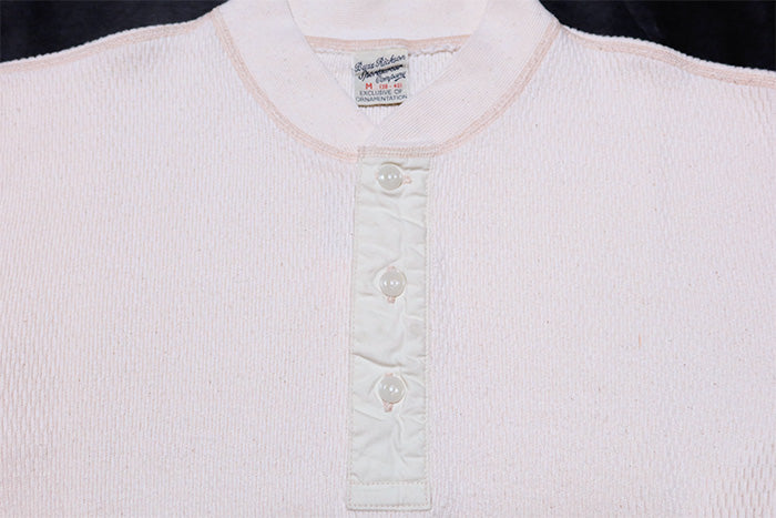 Buzz Rickson's Thermal Henley Neck Long Sleeve T-Shirt Men's Made in Japan BR68130