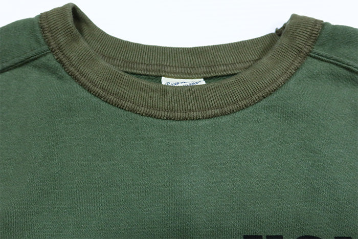BuzzRickson's Freedom Sleeve USMC Military Sweatshirt BR69456 Made in Japan Olive