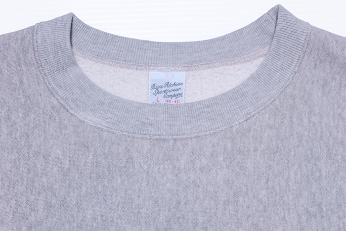 Buzz Rickson's バズリクソンズ スウェットシャツ ホリゾンタルニッティング CVA-67 J.F. KENNEDY 日本製 ヘザーグレー 裏起毛 BR69645