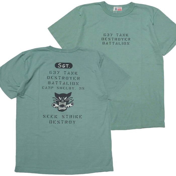 Buzz Rickson's バズリクソンズ Tシャツ 637th TANK DESTROYER BATTALION BR79436 Made in the USA