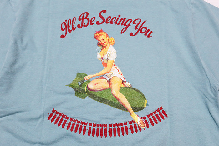 BuzzRickson's バズリクソンズ Tシャツ I'LL BE SEEING YOU BR79502 メンズ 半袖 ミリタリー