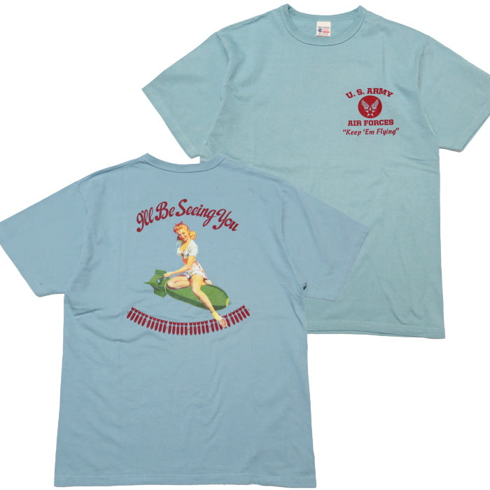 BuzzRickson's バズリクソンズ Tシャツ I'LL BE SEEING YOU BR79502 メンズ 半袖 ミリタリー
