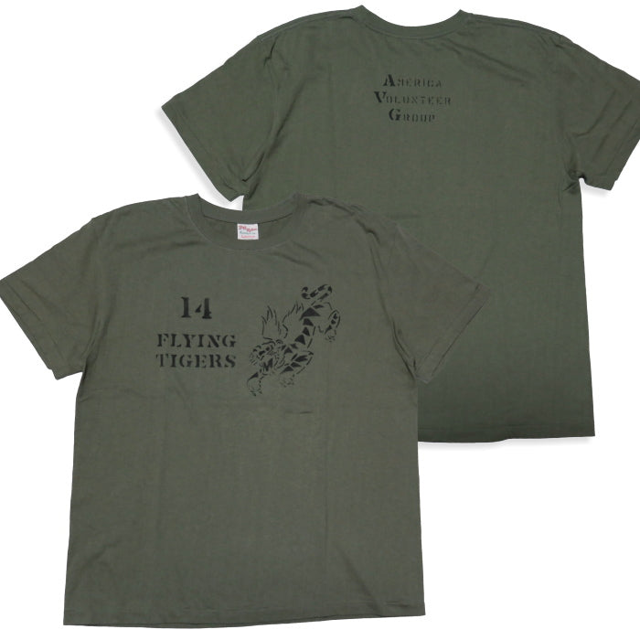 Buzz Rickson's バズリクソンズ Tシャツ Flying Tigers フライングタイガー POST EXCHANGE BR79754 日本製 丸胴 メンズ 半袖