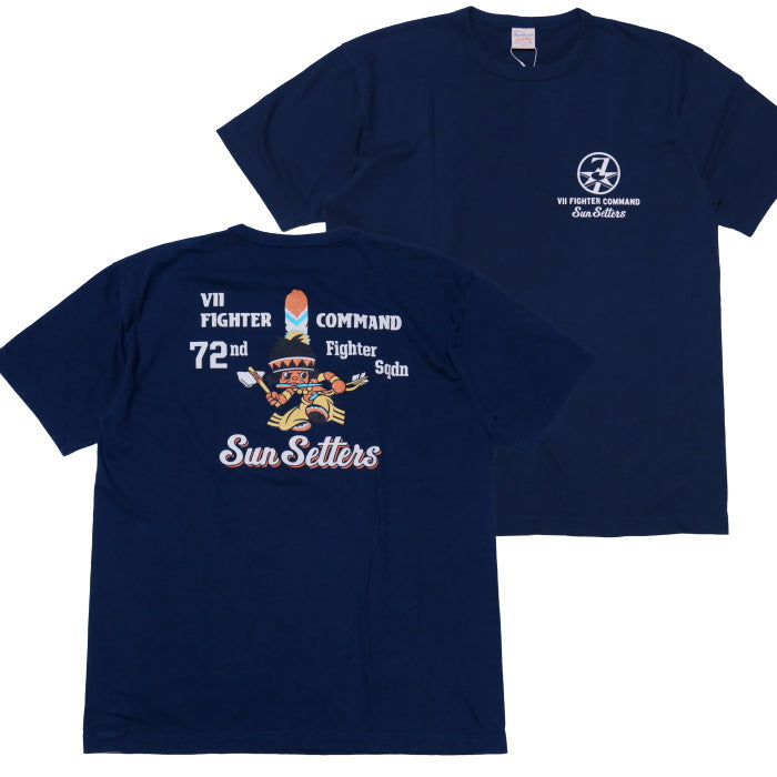Buzz Rickson's バズリクソンズ Tシャツ 72nd FIGHTER SQ. ミリタリー BR79757 日本製 丸胴 メンズ 半袖