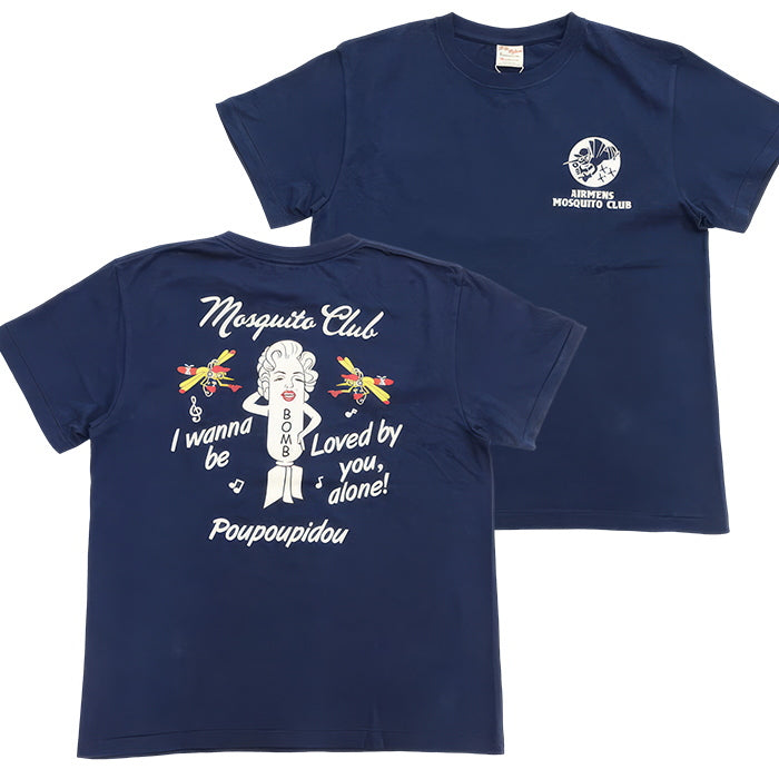Buzz Rickson's バズリクソンズ Tシャツ MOSQUITO CLUB モスキートクラブ BR79758 POST EXCHANGE 日本製 丸胴 メンズ 半袖