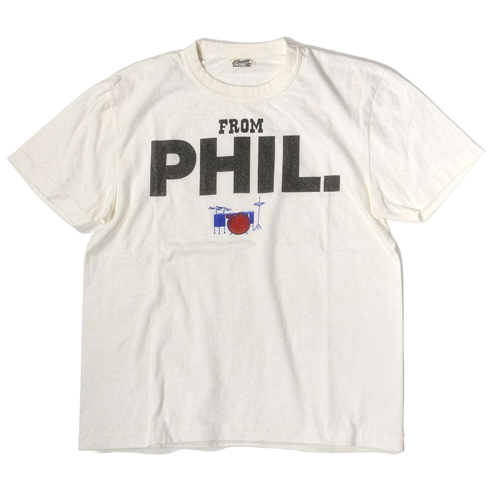STRASSBURGER & Co. STRASSBURGER GRAVUTEE PHIL T-shirt Made in Japan Tubular GVT-905