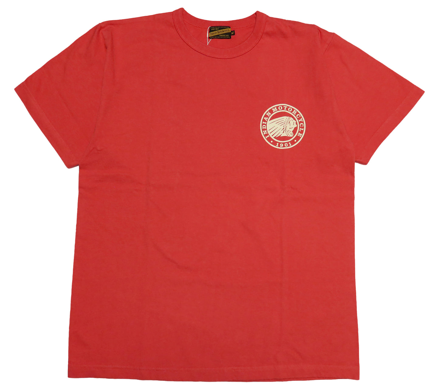 Indian Motorcycle Indian Motorcycle Printed T-shirt Circle Logo Short Sleeve Red IM79362