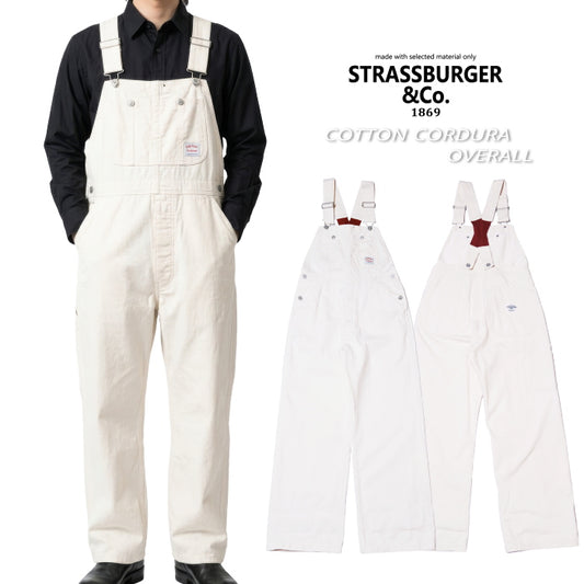STRASSBURGER&Co. ストラスバーガー コットンコーデュラオーバーオール 日本製 SBR-135CC