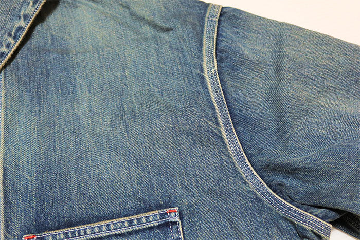 STRASSBURGER&Co. ストラスバーガー デニムカバーオール ヴィンテージウォッシュ 限定100着 日本製 デニムジャケット SBR-PM-303