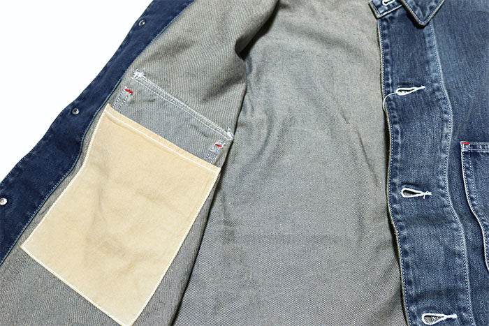 STRASSBURGER&Co. ストラスバーガー デニムカバーオール ヴィンテージウォッシュ 限定100着 日本製 デニムジャケット SBR-PM-303