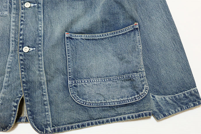 STRASSBURGER&Co. ストラスバーガー デニムカバーオール ヴィンテージウォッシュ 限定100着 日本製 デニムジャケット SBR-PM-303