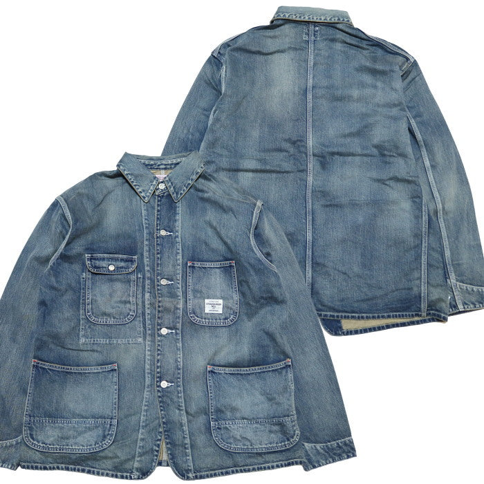 STRASSBURGER&Co. ストラスバーガー デニムカバーオール ヴィンテージウォッシュ 限定100着 日本製 デニムジャケット SBR-PM-303